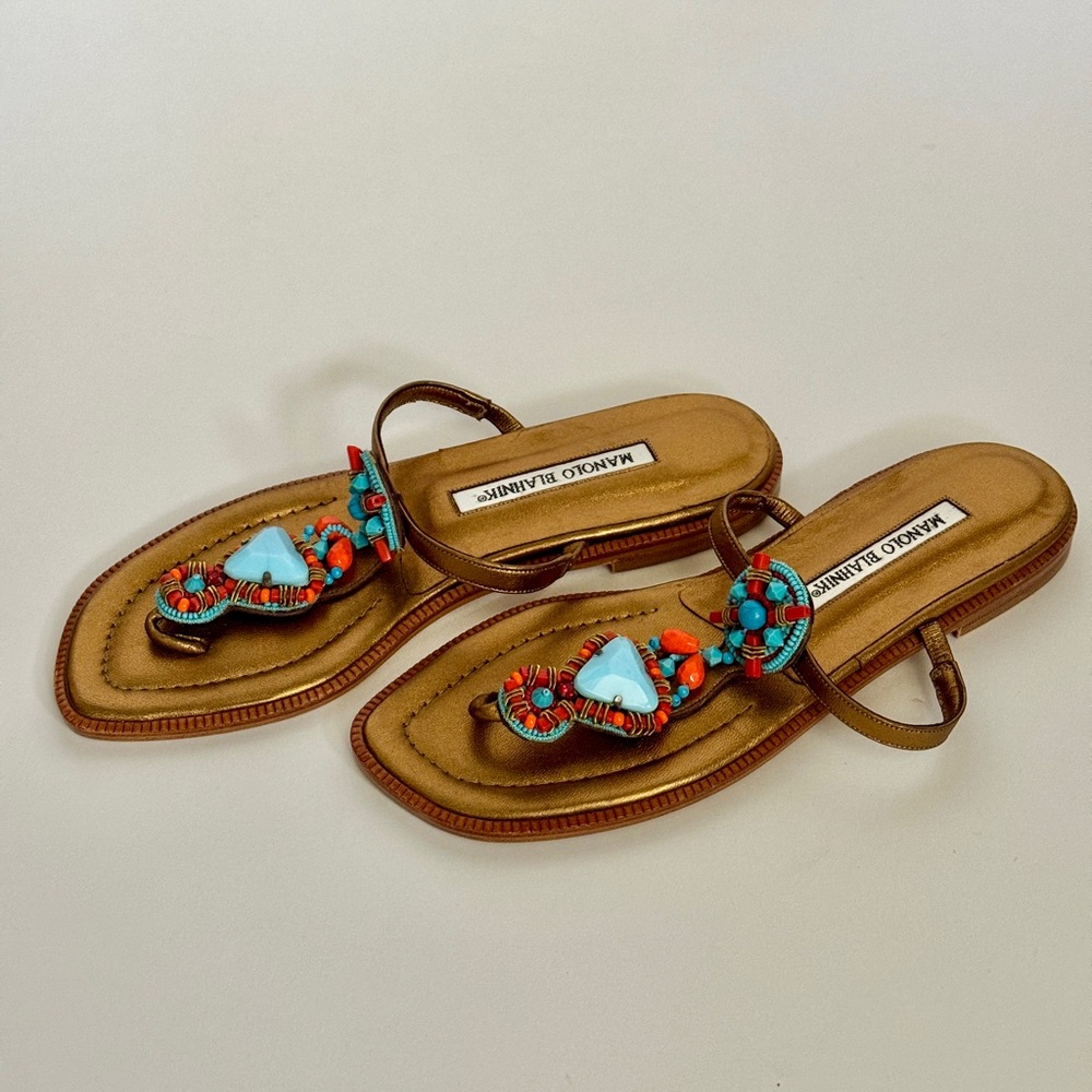 Manolo Blahnik sandals 36 - Picture 4 of 6